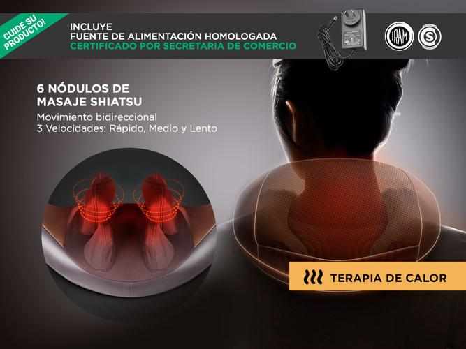  Masajeador Cervical Gadnic Roble Shiatsu - 3
