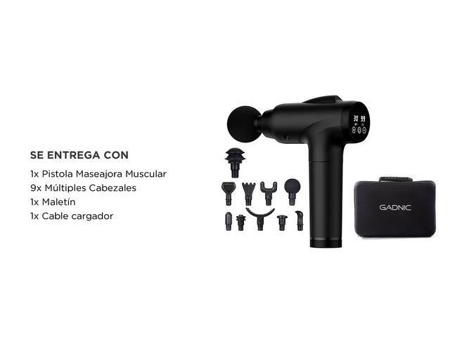 Pistola Masajeadora Muscular Gadnic Inalámbrica  - 5