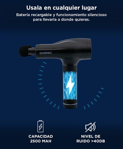 Pistola Masajeadora Gadnic Doble Cabezal - 4