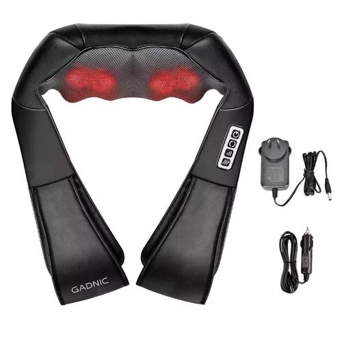 Masajeador Cervical y Lumbar Gadnic 8 Rodillos Bidireccionales Outlet - 0