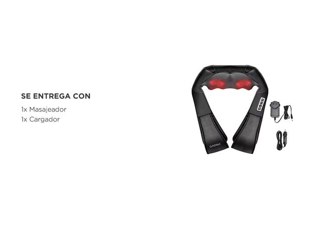 Masajeador Cervical y Lumbar Gadnic 8 Rodillos Bidireccionales - 5