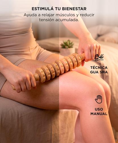 Set Maderoterapia 12 Piezas Gadnic De Madera  Facial Corporal Completo  - 4