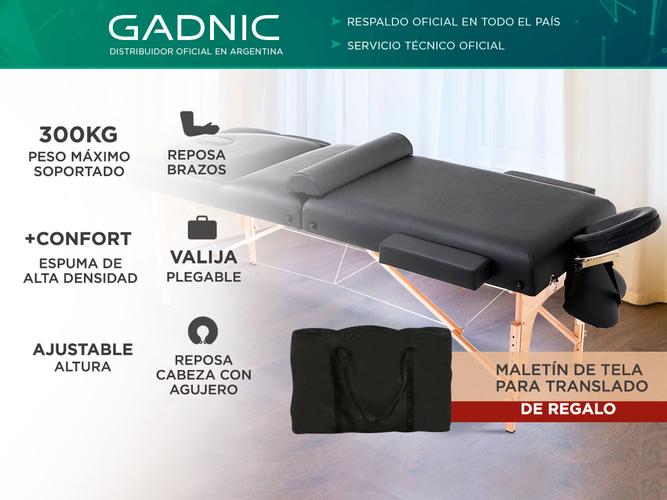 Camilla Para Masajes Gadnic Portable 3 Secciones - 1