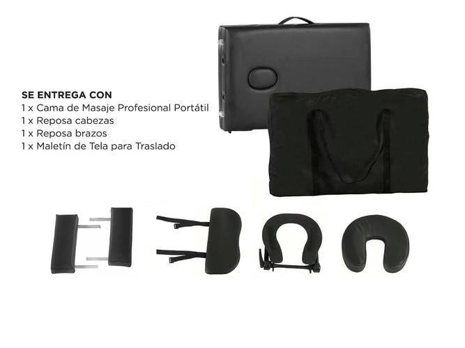 Camilla Para Masajes Gadnic Portable 3 Secciones - 5