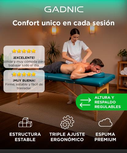 Camilla Para Masajes Gadnic Portable 3 Secciones - 1