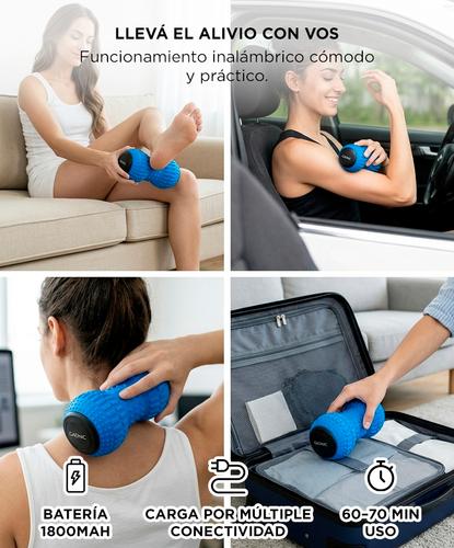 Masajeador Fascitis Plantar Gadnic Vibratorio Rodillo Para Pies Recargable Portátil  - 3