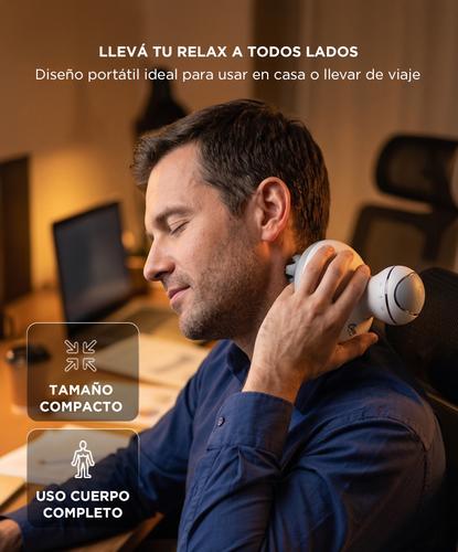 Masajeador Electrico Care By Gadnic Cuero Cabelludo Y Cuerpo Recargable Bateria 1200mAh 4 Modos IPX7 Carga Potencia 5W Silicona ABS  - 4