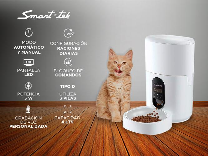 Racionador Automático de Alimentos Smart-Tek PF100  - 1