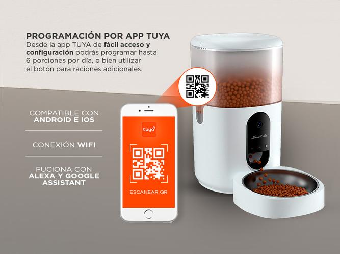 Racionador Automático de Alimentos Smart-Tek PF200 Wifi 4 kg - 2