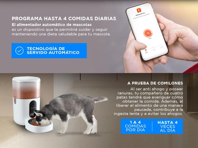 Racionador Automático de Alimentos Smart-Tek PF200 Wifi 4 kg - 3