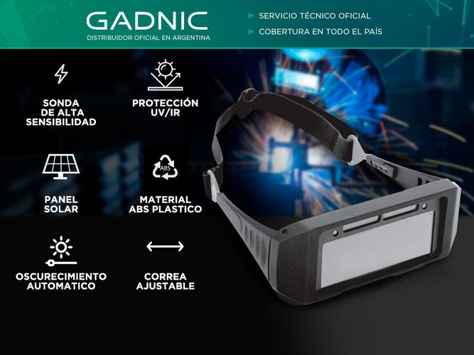 Antiparra Fotosensible Para Soldar Gadnic Regulable Seguridad - 1