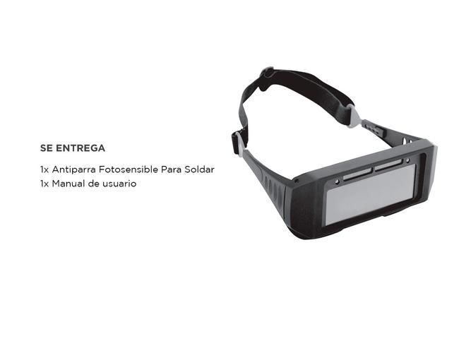 Antiparra Fotosensible Para Soldar Gadnic Regulable Seguridad - 4