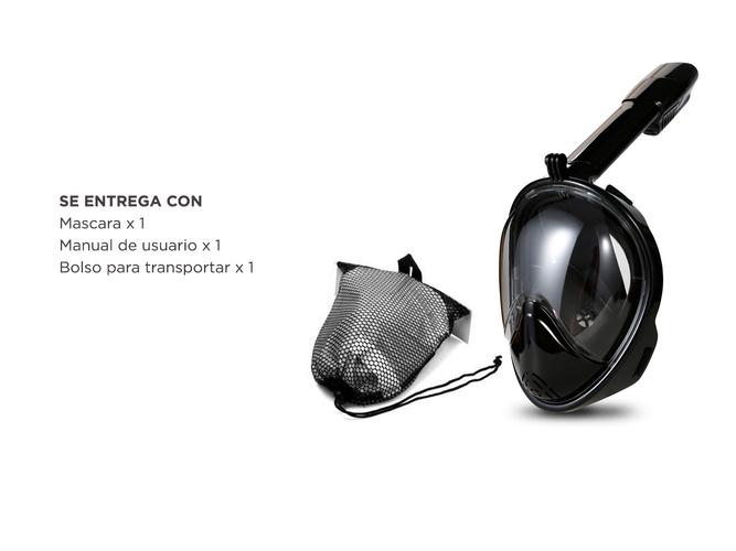 Mascara Snorkel Gadnic Buceo Integral Conexion Gopro - 5