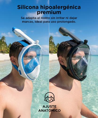 Mascara Snorkel Gadnic Buceo Integral Conexion Gopro - 4