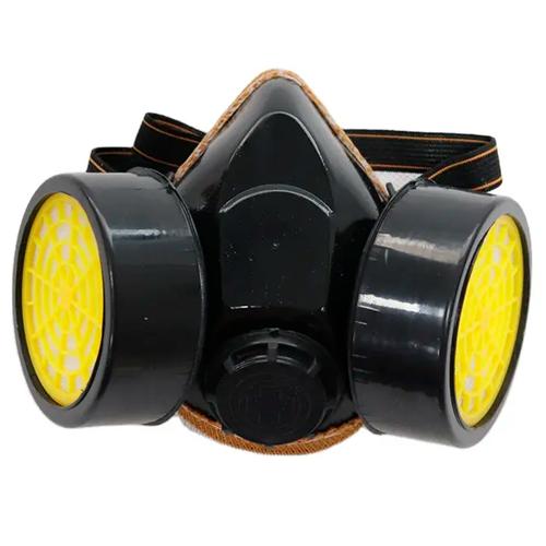Máscara Con 2 Filtros Gadnic Protección para Polvo Gases Pintura - 0