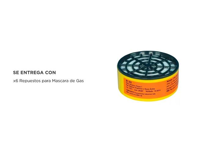 Filtro Repuesto Mascara Gases Pintura Humo x6 - 5