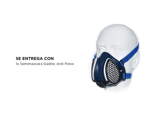 Semimascara Elipse Gadnic Filtro Hepa Anti Polvo y Olores - 5
