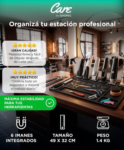 Manta Magnética Barbería Care By Gadnic Organizador Profesional Alfombrilla - 1
