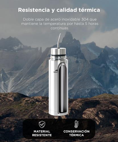 Termo Mate Autocebante South Port By Gadnic 500 ml Acero Inoxidable - 2