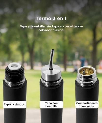 Termo Mate Southport by Gadnic Auto Mate 500ml Acero Inoxidable Doble Tapa - 3