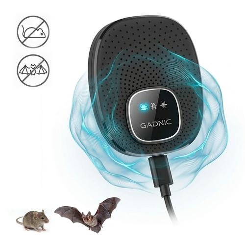 Repelente para Plagas Ultrasónico Gadnic Ahuyentador Ratas Murcielagos Insectos Alcance 200m - 0