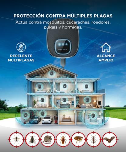 Repelente para Plagas Ultrasónico Gadnic Ahuyentador Ratas Murcielagos Insectos Alcance 200m - 3