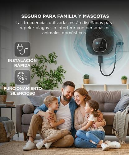 Repelente para Plagas Ultrasónico Gadnic Ahuyentador Ratas Murcielagos Insectos Alcance 200m - 4