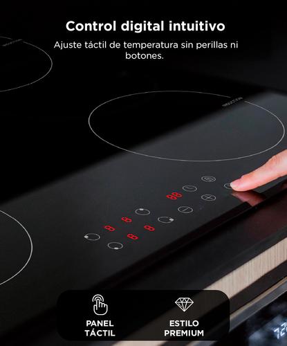 Anafe Vitrocerámico Maverick INDU60 Empotrable 2 Hornallas 3000W - 3