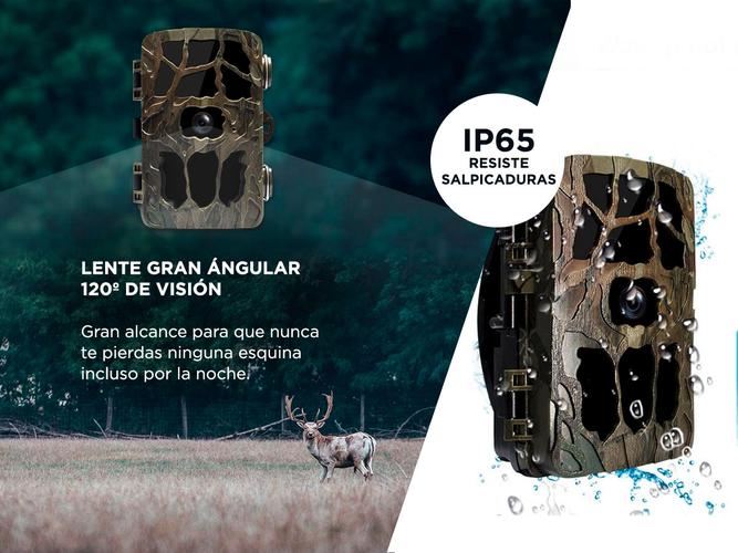 Camara Deportiva Caza Pro Hunter II 4K 2160P - 4