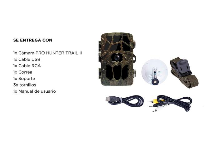 Camara Deportiva Caza Pro Hunter II 4K 2160P - 6
