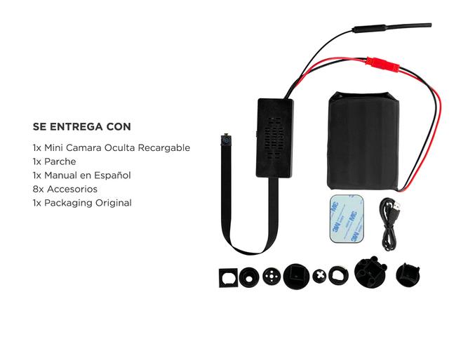 Mini Camara Oculta Recargable WIFI Gadnic  - 6