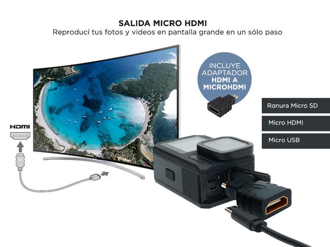 Camara Deportiva 4k Doble Pantalla  - 6