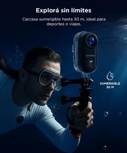 Cámara De Acción Gadnic 4K Deportiva WiFi Magnetica Estuche Sumergible  Outlet - 4