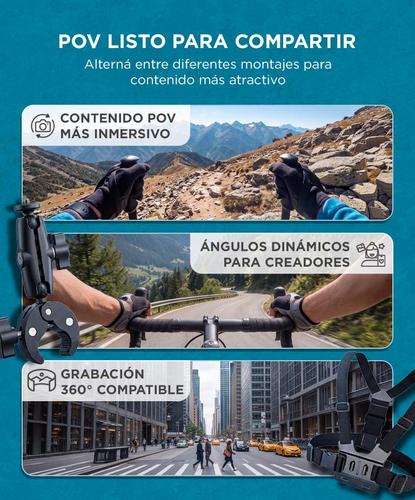 Kit Correa Pecho y Soporte Bicicleta Gadnic Para Cámara de Acción 360º - 4