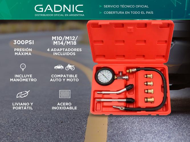 Medidor De Compresión Para Cilindros Gadnic Para Motor - 1