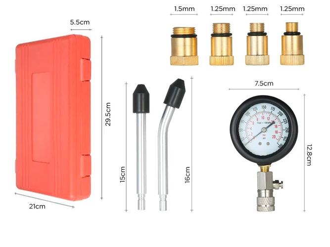 Medidor De Compresión Para Cilindros Gadnic Para Motor - 4