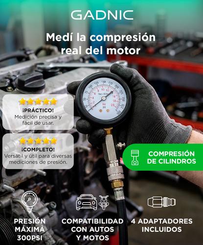 Medidor De Compresión Para Cilindros Gadnic Para Motor - 1