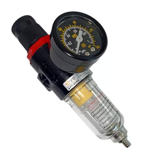 Filtro Regulador de Aire Gadnic Manómetro Analógico  - 0