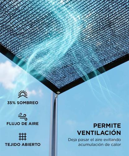 Media Sombra Gadnic Rollo 2,10 x 50 metros Jardín Exterior  - 3