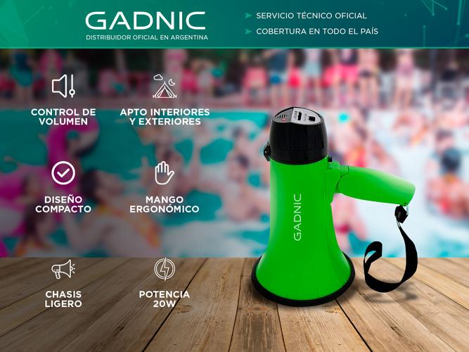 Megáfono Gadnic Control De Volumen 20 Watts - 1