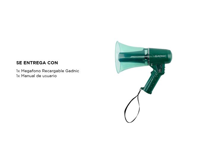 Megafono Portatil Gadnic Altavoz Bluetooth  - 4