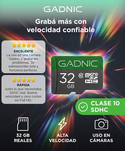 Memoria Micro SDHC GADNIC 32gb Clase 10 - 1