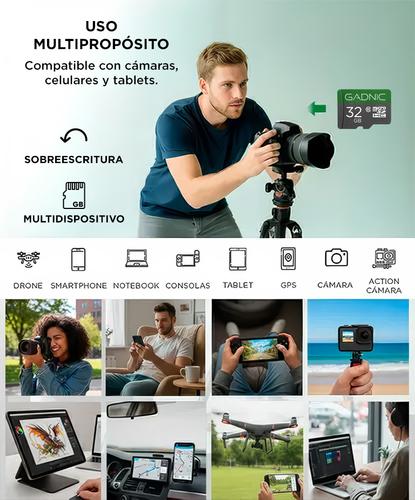 Memoria Micro SDHC GADNIC 32gb Clase 10 - 4