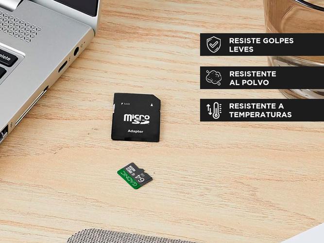 Memoria Micro SD Gadnic 64GB Clase 10 Adaptador Incluido - 4