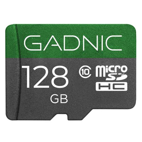 Memoria Micro SD Gadnic 128gb Clase 10 + Adaptador - 0