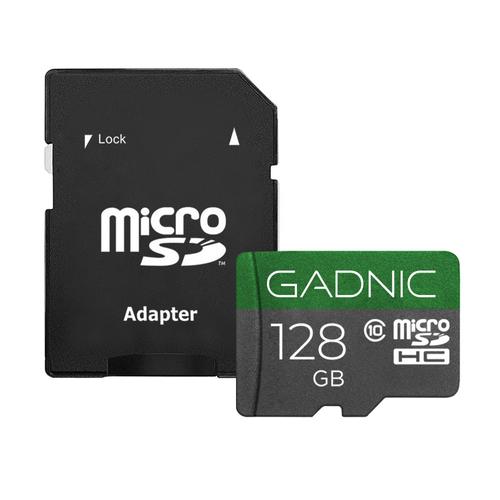 Memoria Micro SD Gadnic 128gb Con Adaptador Velocidad de Transferencia  - 0