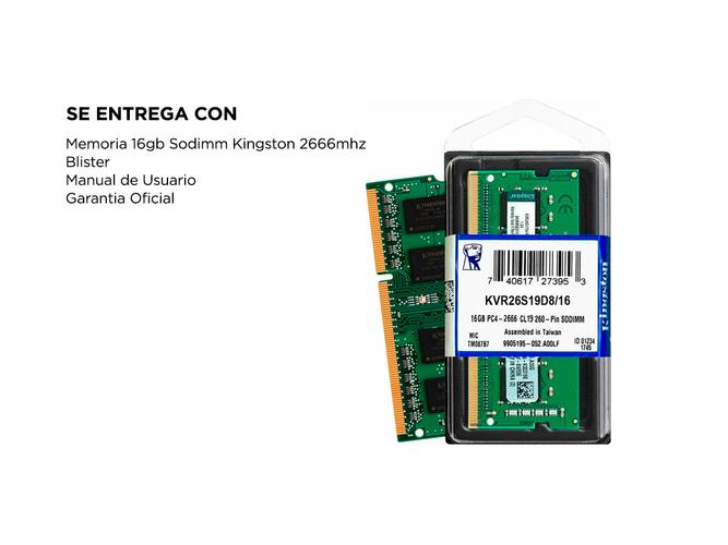 Memoria Ram para Notebook Sodimm 16gb DDR4 2666 Mhz Kingston  Laptop - 3