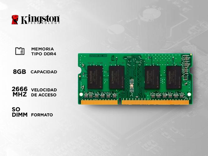 Memoria para Notebook Sodimm 8gb DDR4 2666 Mhz Kingston - 1