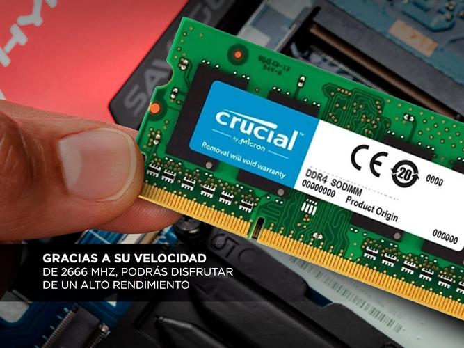 Memoria para Notebook Sodimm 4 gb DDR4 2666 Mhz Crucial - 2