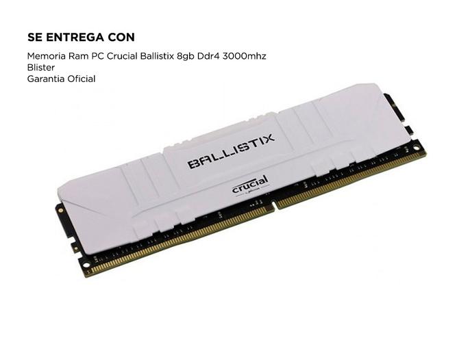  Memoria Ram para PC Crucial Ballistix 8gb Ddr4 3000mhz Disipador White Gamer - 4